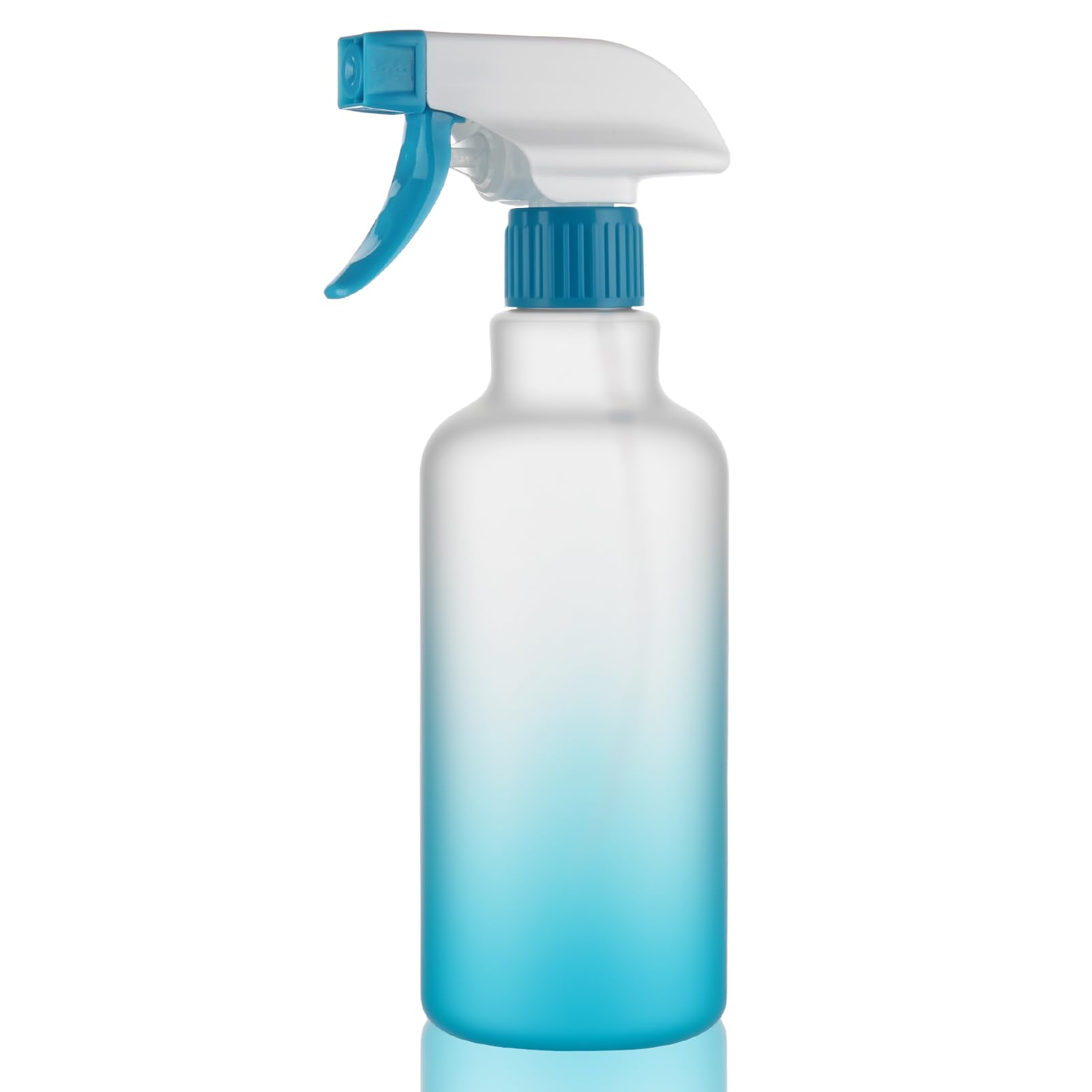 Aura Restored 12 oz heavy-duty plastic spray bottles for cleaning, with adjustable nozzles and durable construction.