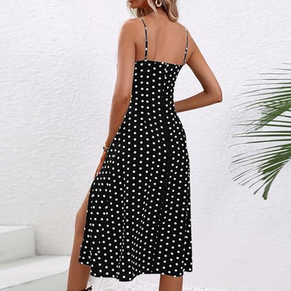 Dresses for Ladies Fall Summer Sleeveless Slip Off The Shoulder Flower Maxi Long Sexy Boho Slit Dresses Women 2025