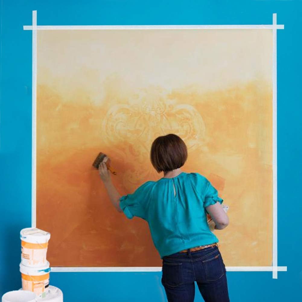 Aura Restored KICNIC painter tape, white masking tape, 0.7 inch by 60 yards, used for crafting and painting projects.