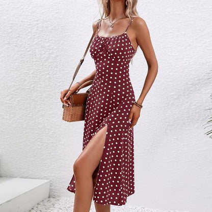 Dresses for Ladies Fall Summer Sleeveless Slip Off The Shoulder Flower Maxi Long Sexy Boho Slit Dresses Women 2025