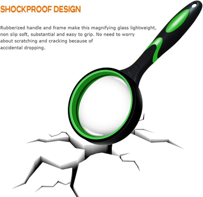 Magnifying Glass, 10X Handheld Reading Magnifier
