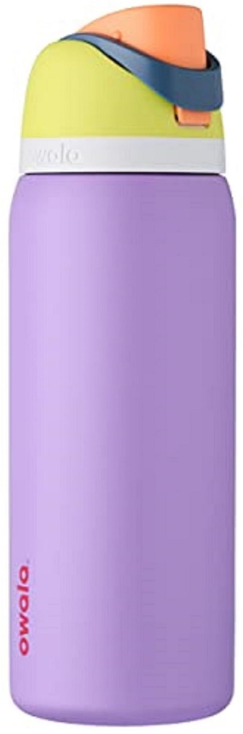 Push It Collection Owala FreeSip Insulated Stainless Steel Water Bottle with Straw for Sports and Travel, BPA-Free, 24-oz, Boneyard Aura Restored