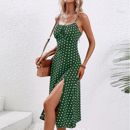 Dresses for Ladies Fall Summer Sleeveless Slip Off The Shoulder Flower Maxi Long Sexy Boho Slit Dresses Women 2025