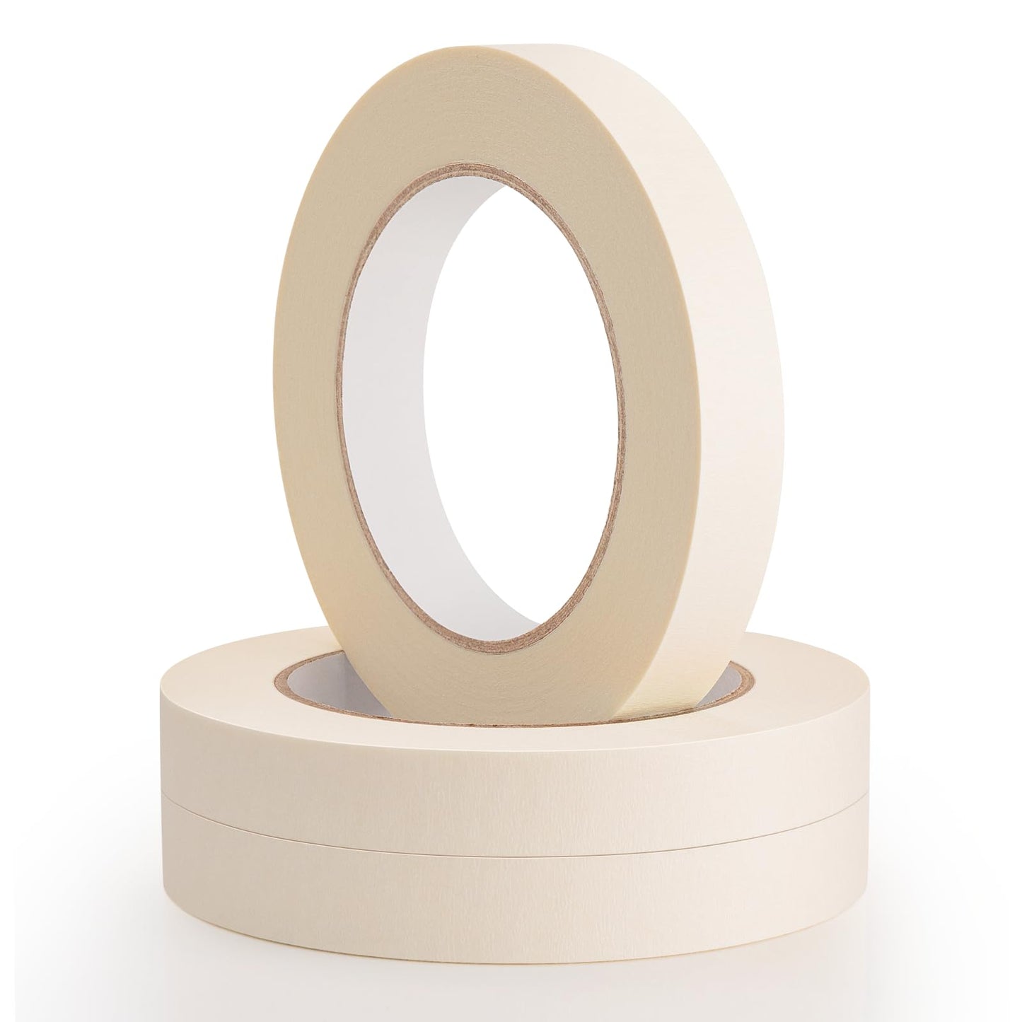 Aura Restored KICNIC painter tape roll, 0.7 inch wide white masking tape for crafts and painting projects.