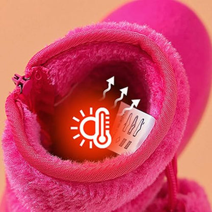 IWIHMIV Girl Toddler Winter Snow Boots