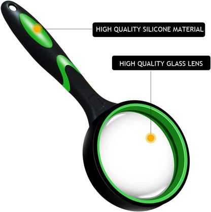 Magnifying Glass, 10X Handheld Reading Magnifier