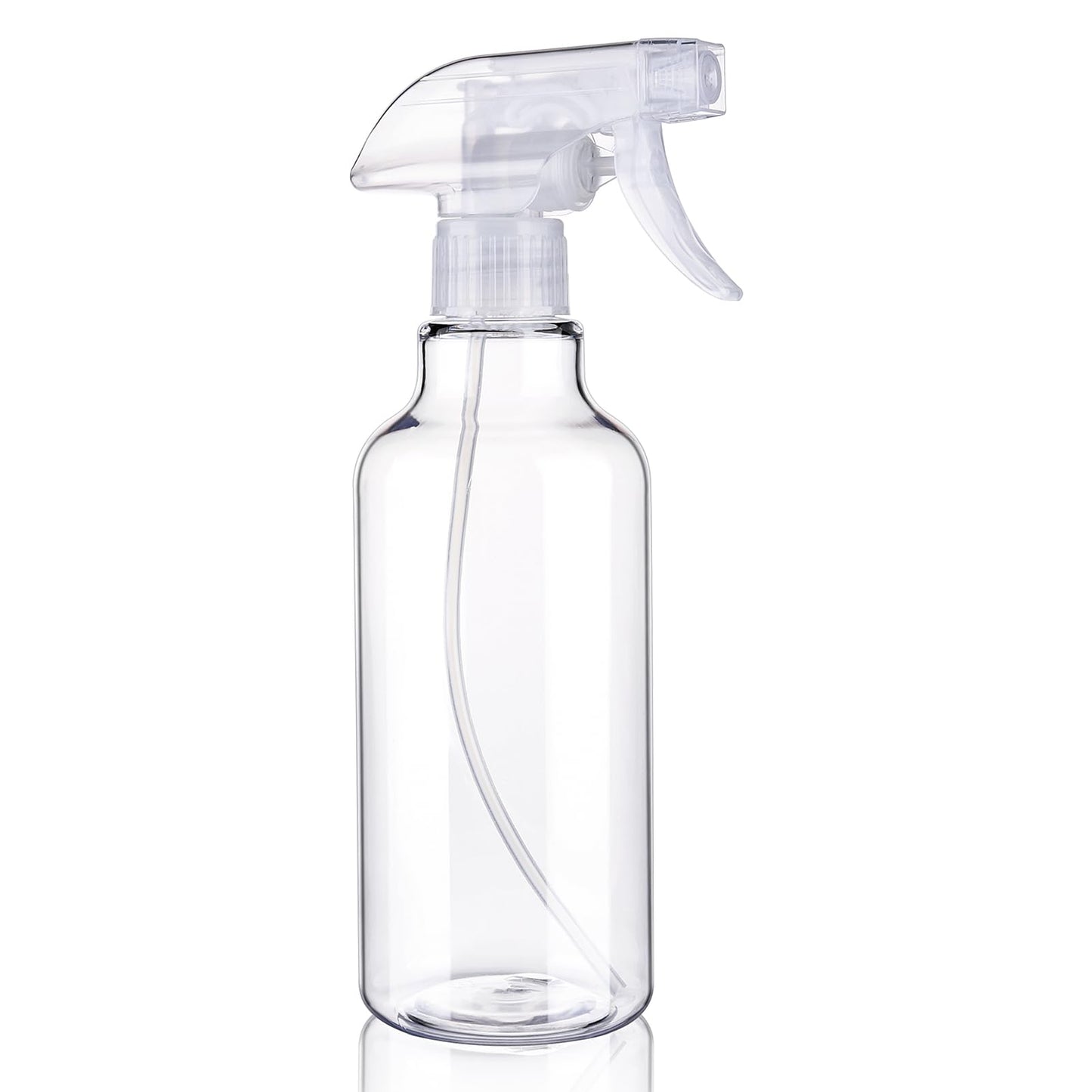12 oz heavy-duty empty plastic spray bottles from Aura Restored, ideal for cleaning supplies with trigger spray nozzle.