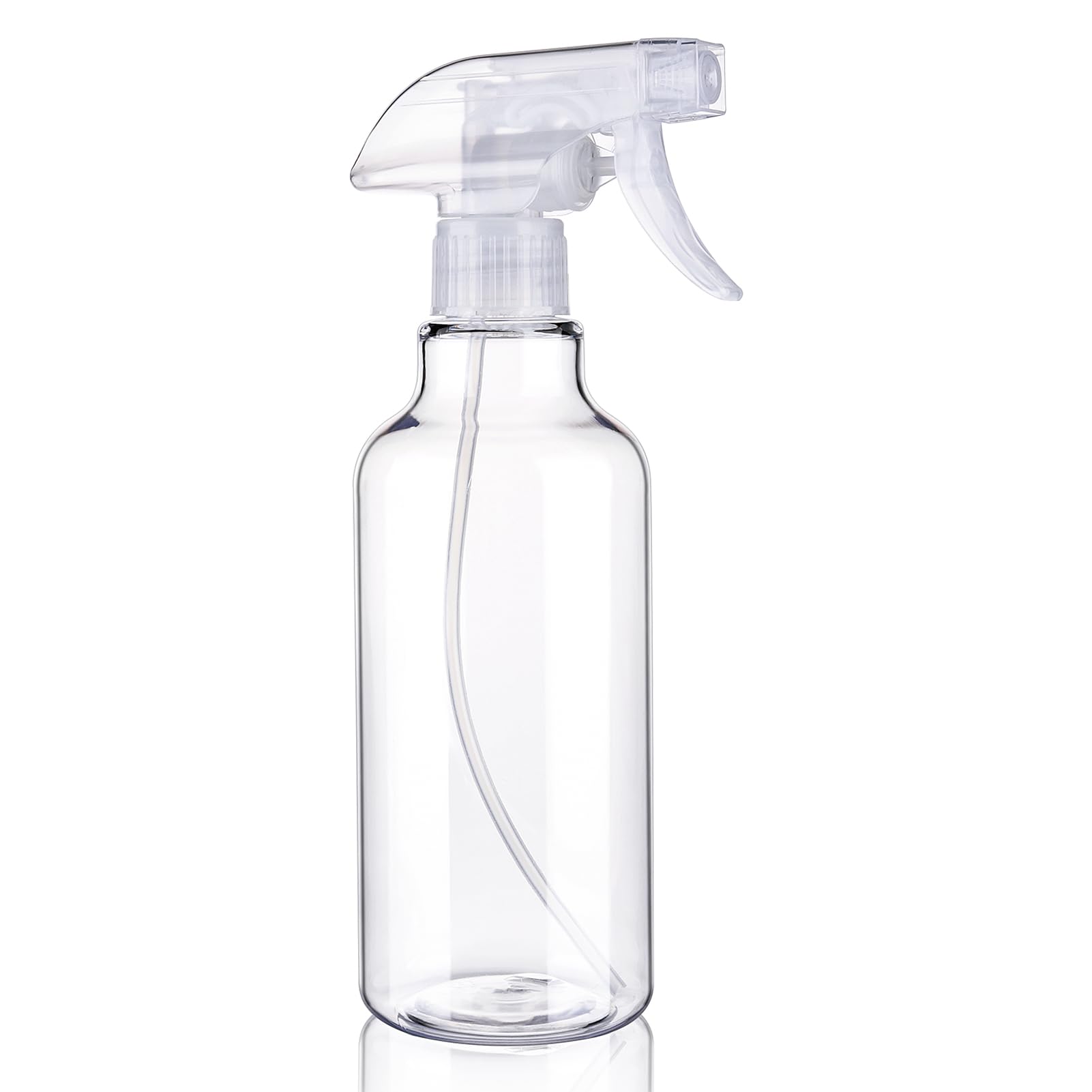 12 oz heavy-duty empty plastic spray bottles from Aura Restored, ideal for cleaning supplies with trigger spray nozzle.