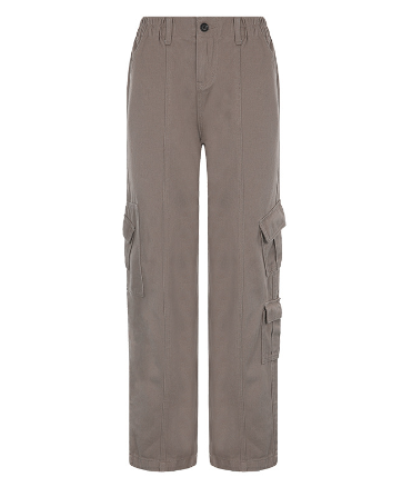 Cosmo Aura Cargo Solid Baggy Pants Aura Restored