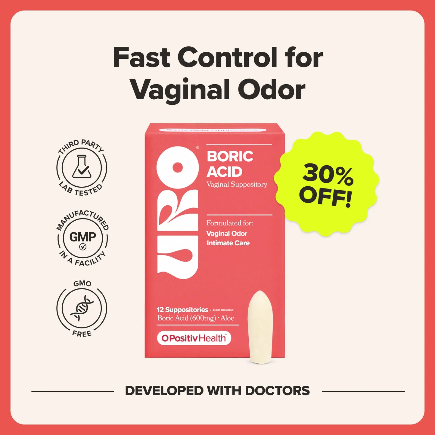 URO— pH Balance Suppositories