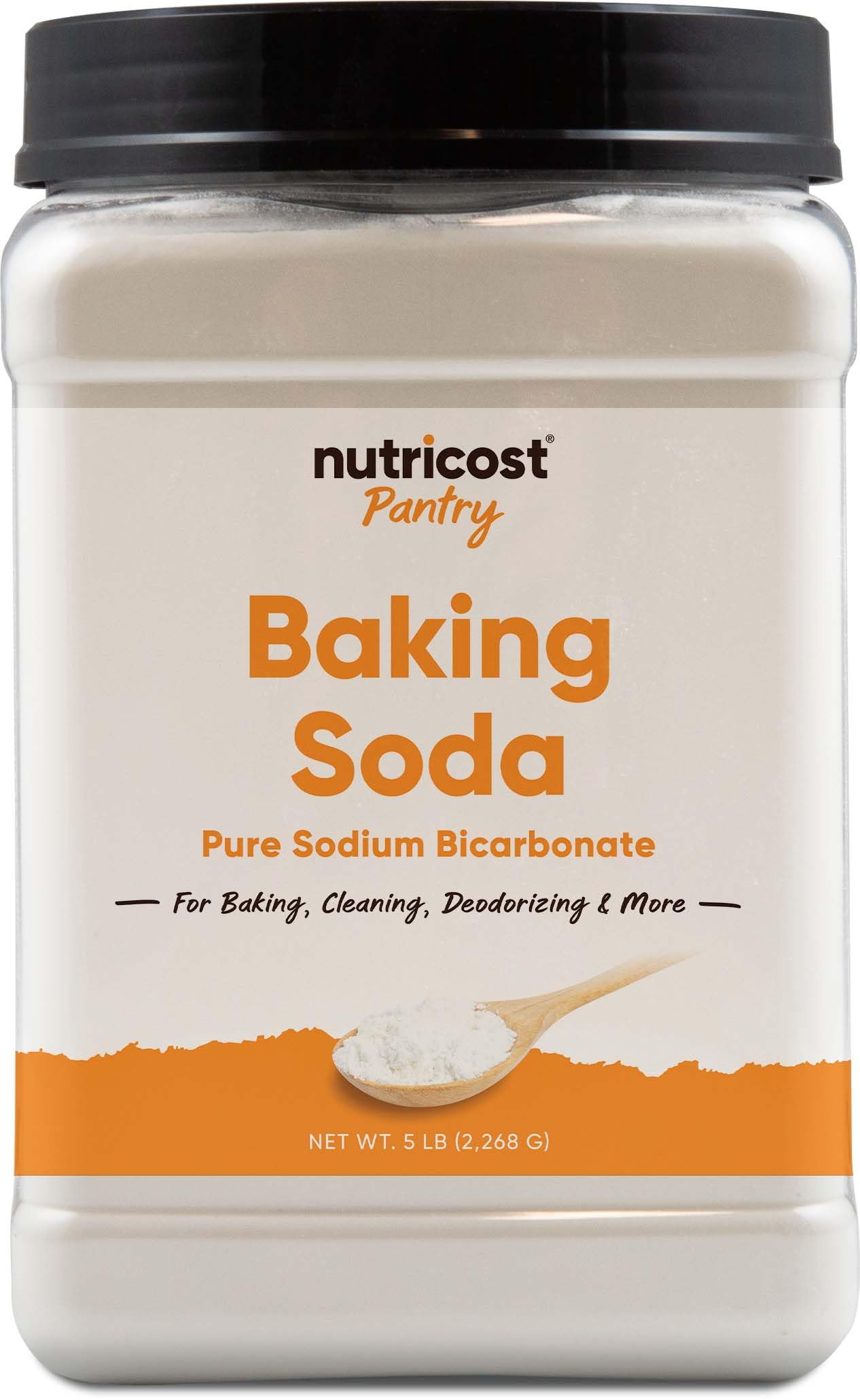 Nutricost Pantry Baking Soda (1 LB) - For Baking, Cleaning, Deodorizing, and More