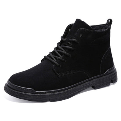 Men's Boots Lace Up Casual Breathable Thickened
