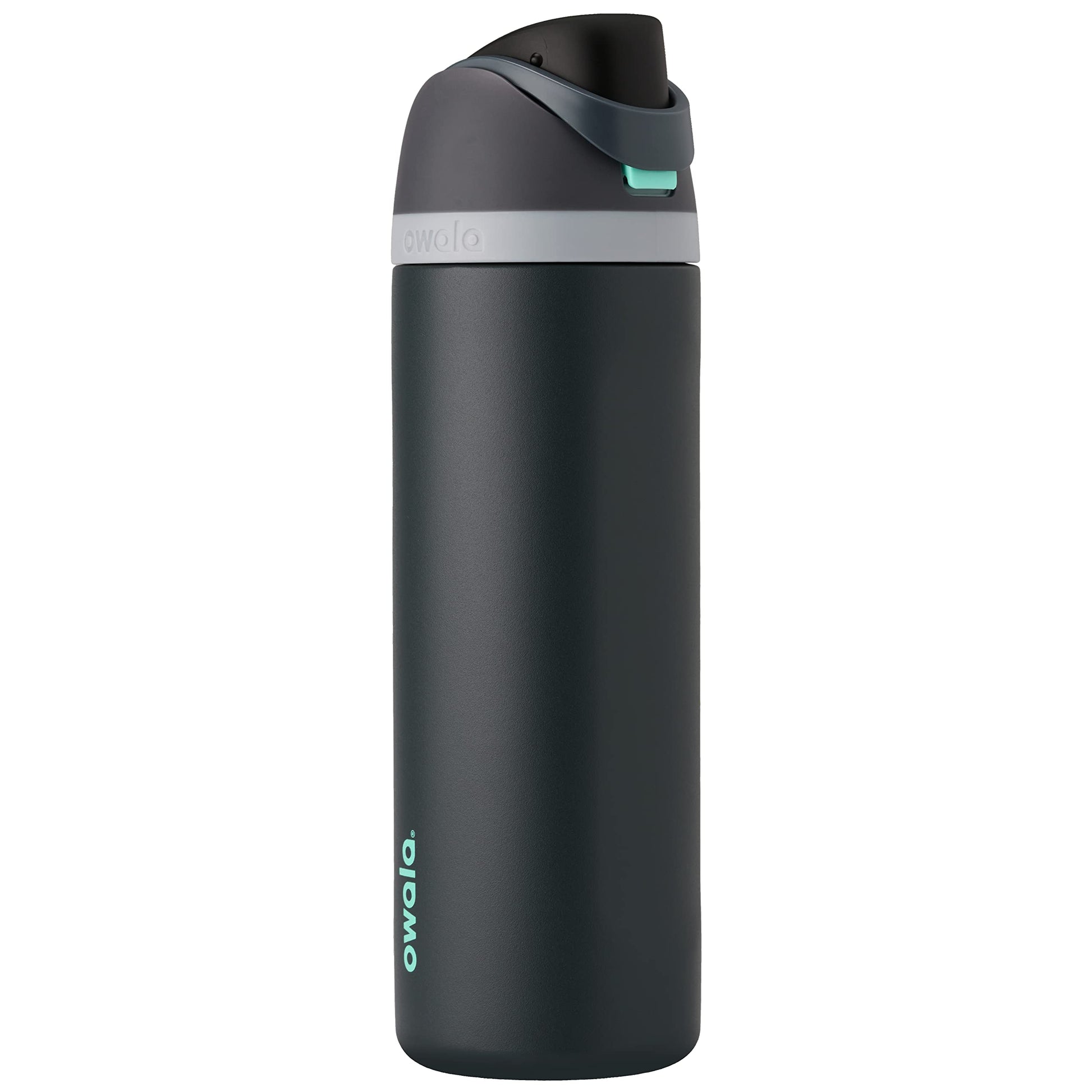 Push It Collection Owala FreeSip Insulated Stainless Steel Water Bottle with Straw for Sports and Travel, BPA-Free, 24-oz, Boneyard Aura Restored