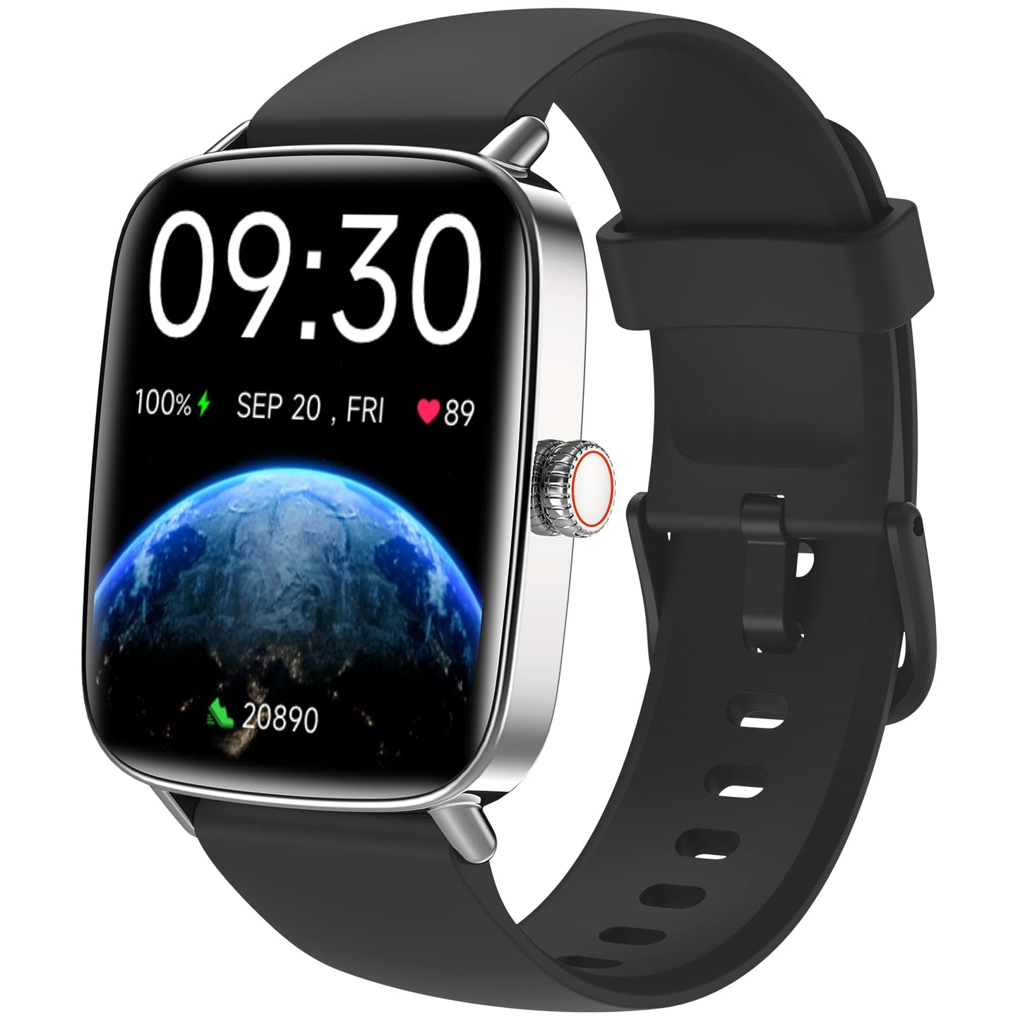 Fitpolo Smart Watch for Women, Stainless Steel Bezel Fitness Tracker (Make/Answer Calls), IP68 Waterproof, Heart Rate SpO2 Monitor, Sleep & Activity Tracking Smartwatch for Android Phones iPhone