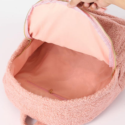 Nylon Backpack, Fashion Backpack, for Women, Men (Pink Teddy)