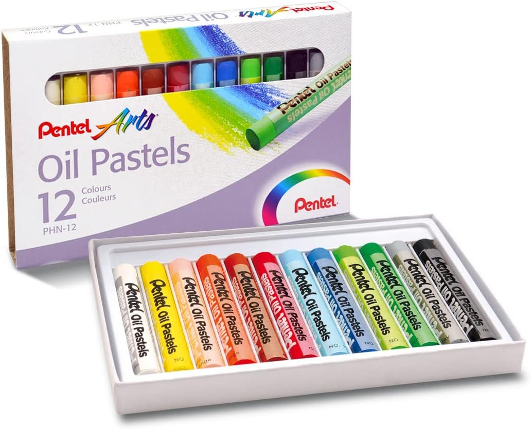 Pentel Oil Pastel Set (Pack of 12)