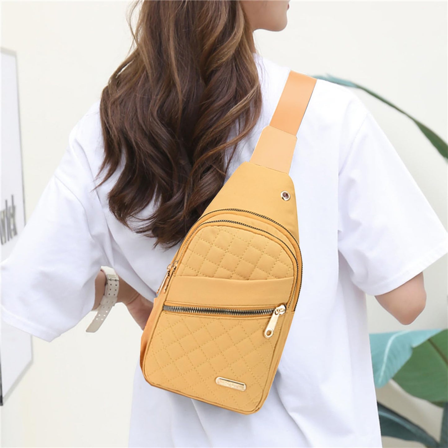 Gideon Collection Small Sling Bag for Women  - Multipurpose Crossbody Shoulder Bag, Sling Backpack Chest Daypack Prime of Deals