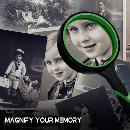 Magnifying Glass, 10X Handheld Reading Magnifier