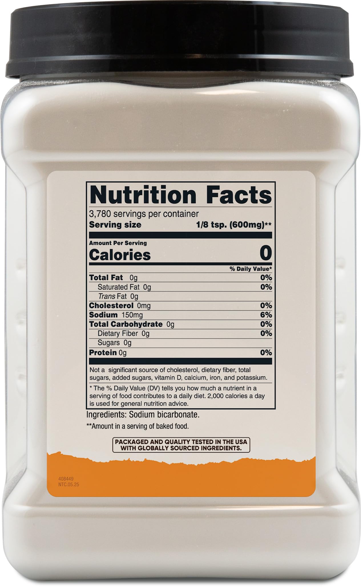 Nutricost Pantry Baking Soda (1 LB) - For Baking, Cleaning, Deodorizing, and More
