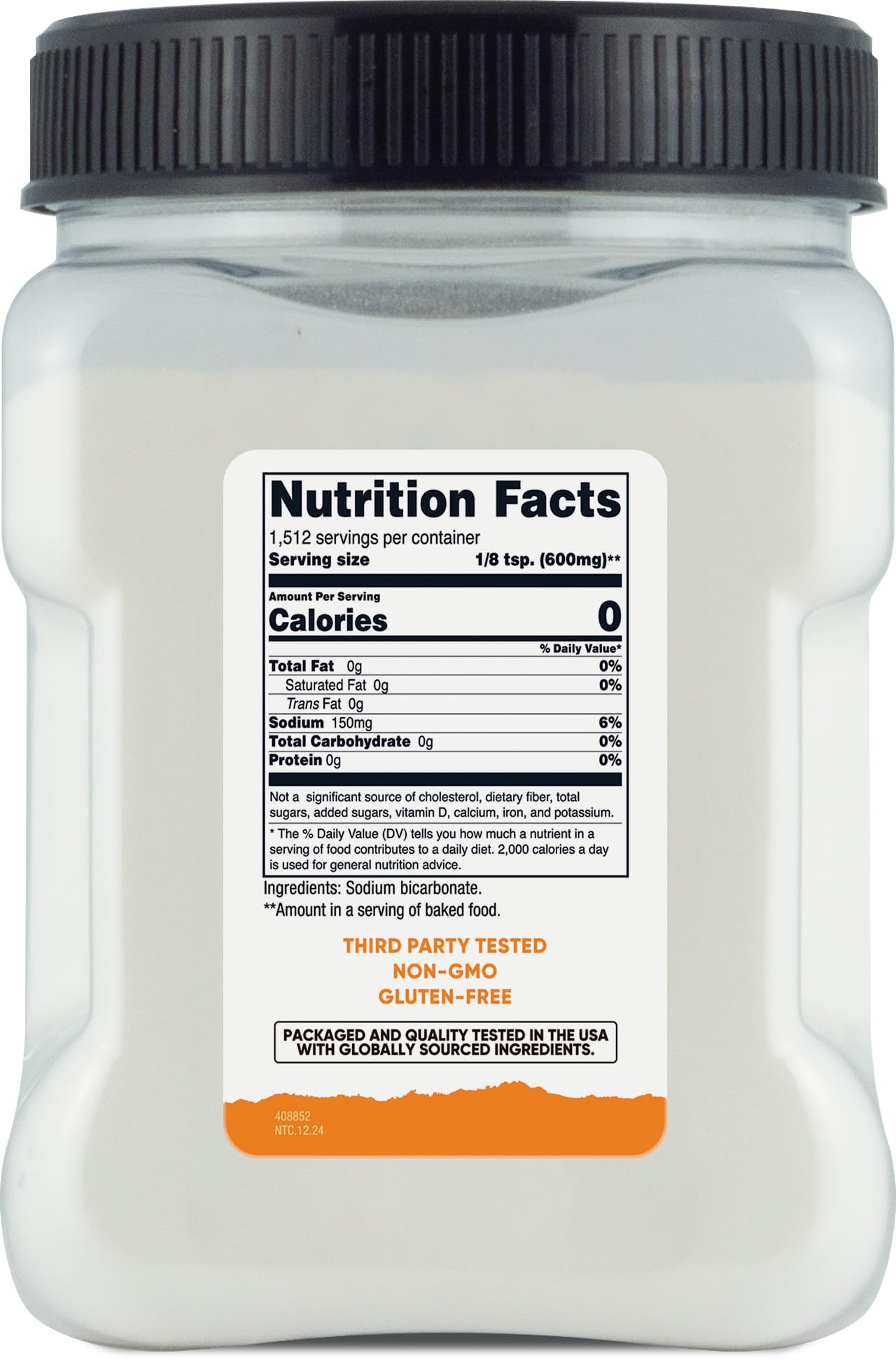 Nutricost Pantry Baking Soda (1 LB) - For Baking, Cleaning, Deodorizing, and More
