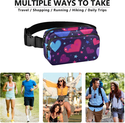 Large Capacity Fanny Pack, Parents' Day Beautiful Sunflower, Women Waist Packs,  Bum Bag Belt with Adjustable Strap
