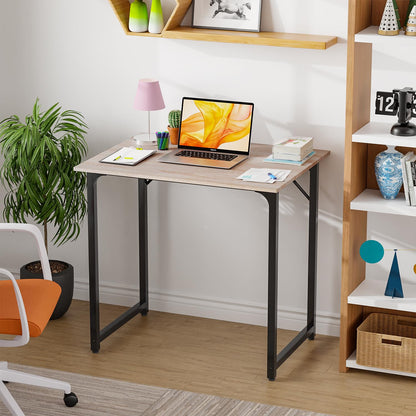 PayLessHere 32/39/47 inch Computer Desk Study Writing Table, Adjustable feet, Modern Furniture for Home Office (1, Brown, 32 inch)