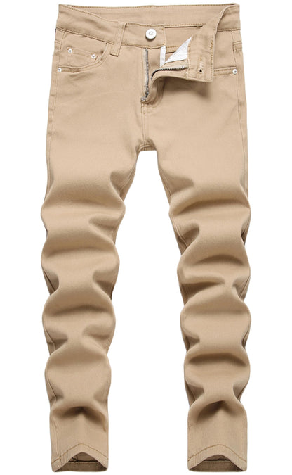 Boy's Skinny Fit Stretch Fashion Jeans Pants