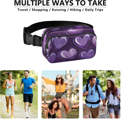 Large Capacity Fanny Pack, Parents' Day Beautiful Sunflower, Women Waist Packs,  Bum Bag Belt with Adjustable Strap