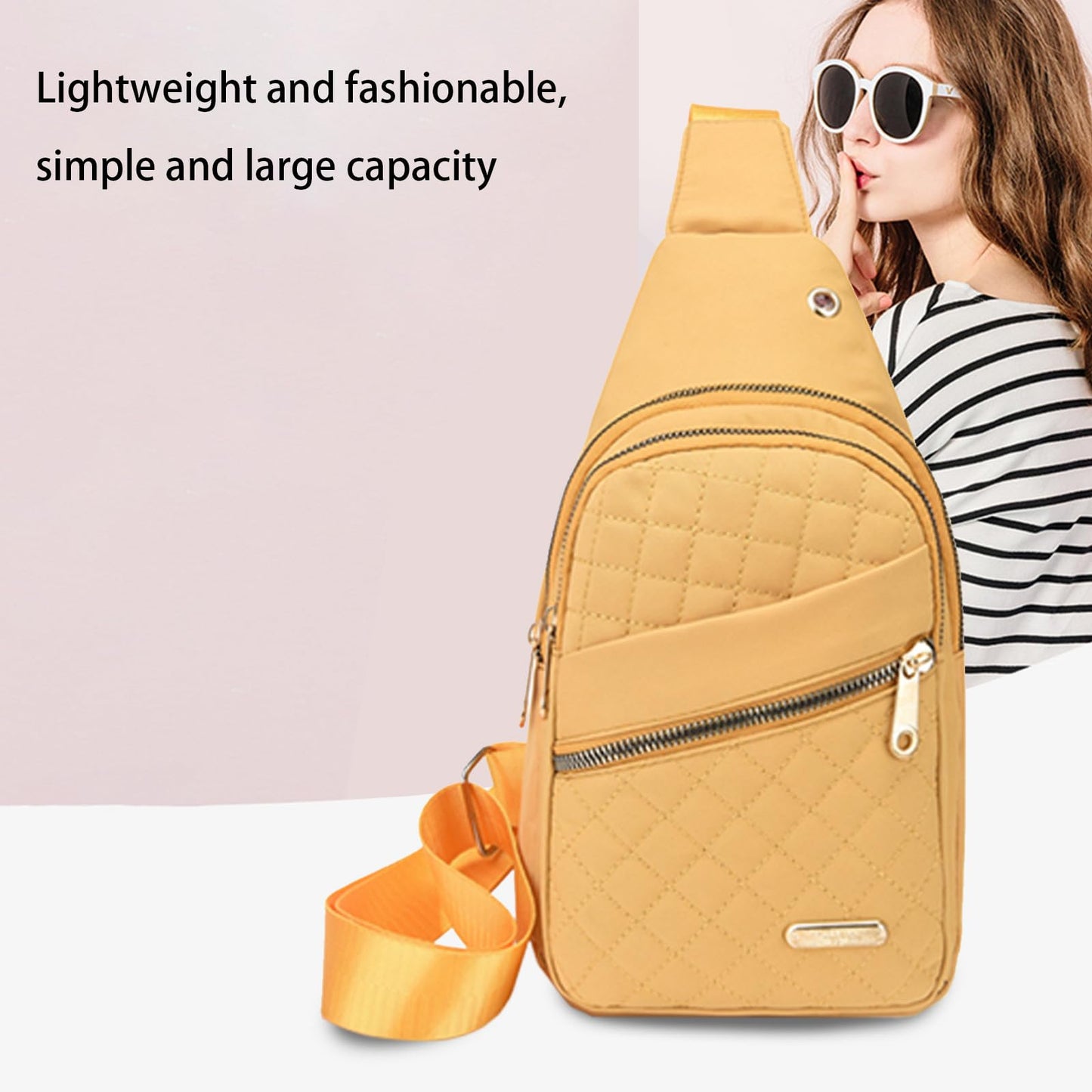 Gideon Collection Small Sling Bag for Women  - Multipurpose Crossbody Shoulder Bag, Sling Backpack Chest Daypack Prime of Deals