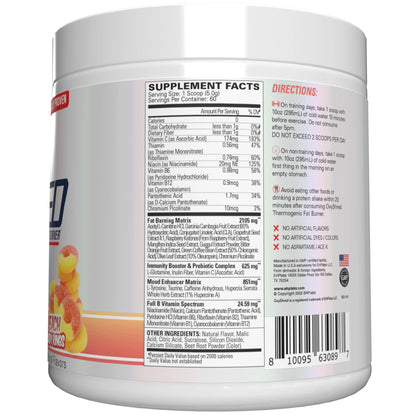 EHP Labs OxyShred Pre Workout Powder & Shredding Supplement - Preworkout Powder with L Glutamine & Acetyl L Carnitine, Energy Boost Drink - Passionfruit, 60 Servings