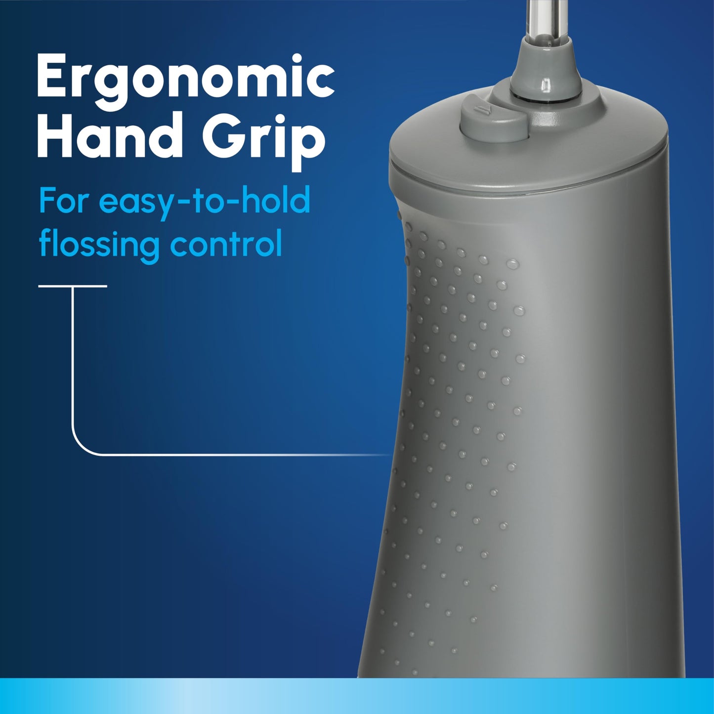Waterpik Cordless Pulse Rechargeable Portable Water Flosser for Teeth, Gums, Braces Care and Travel with 2 Flossing Tips, Waterproof, ADA Accepted, WF-20 White, Packaging May Vary