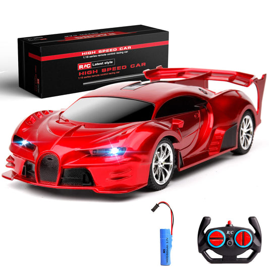 CC supplies 1/18 RC Car LED Light 2.4G Radio Remote Control Sports Cars Aura Restored