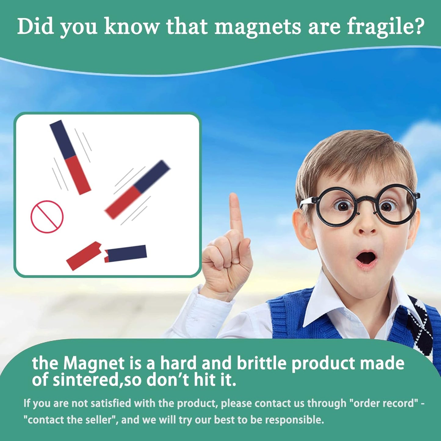 Science Magnet for Kids Bar Magnet