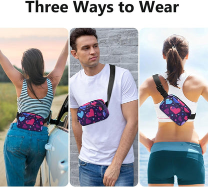 Large Capacity Fanny Pack, Parents' Day Beautiful Sunflower, Women Waist Packs,  Bum Bag Belt with Adjustable Strap