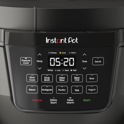 Instant Pot Duo 7-in-1 Mini Electric Pressure Cooker, Slow Rice Cooker, Steamer, Sauté, Yogurt Maker, Warmer & Sterilizer, Includes Free App with over 1900 Recipes, Stainless Steel, 3 Quart