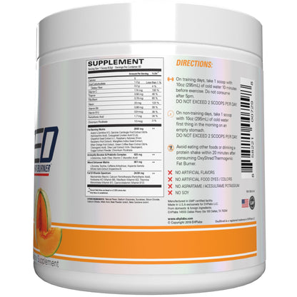 EHP Labs OxyShred Pre Workout Powder & Shredding Supplement - Preworkout Powder with L Glutamine & Acetyl L Carnitine, Energy Boost Drink - Passionfruit, 60 Servings