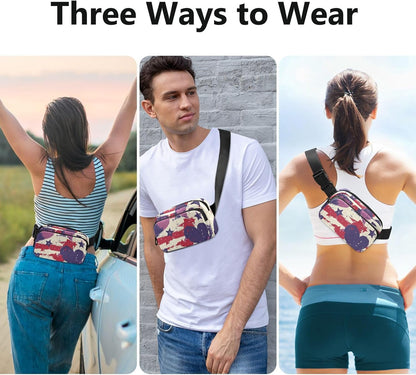 Large Capacity Fanny Pack, Parents' Day Beautiful Sunflower, Women Waist Packs,  Bum Bag Belt with Adjustable Strap
