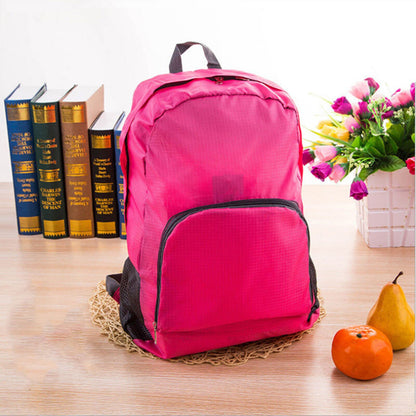 Internal Frame Backpack Leisure Large Capacity Outdoor Lightweight Water Proof Foldable Backpack (Black, One Size)