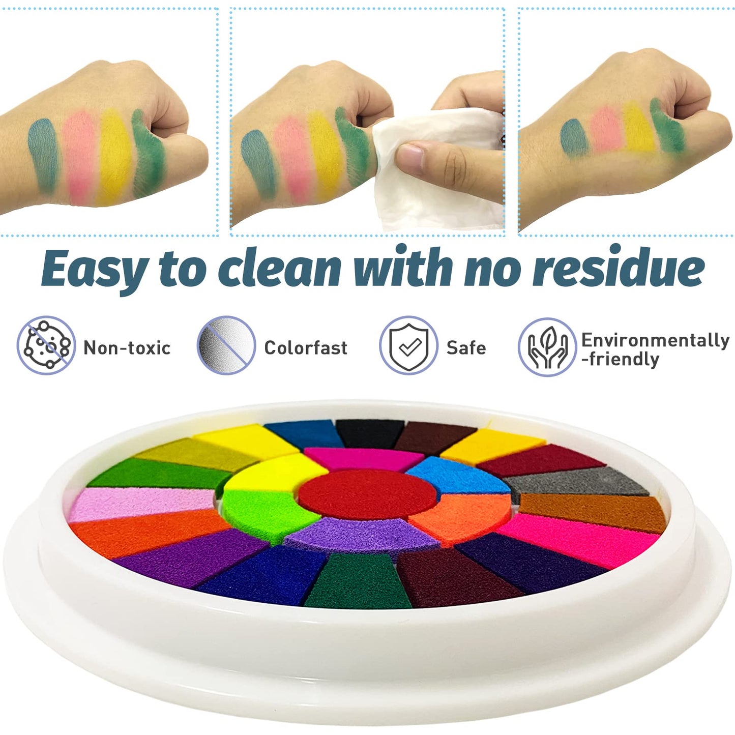 36 Color Washable Finger Paint Set