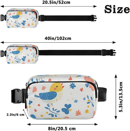 Large Capacity Fanny Pack, Parents' Day Beautiful Sunflower, Women Waist Packs,  Bum Bag Belt with Adjustable Strap