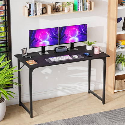 PayLessHere 32/39/47 inch Computer Desk Study Writing Table, Adjustable feet, Modern Furniture for Home Office (1, Brown, 32 inch)