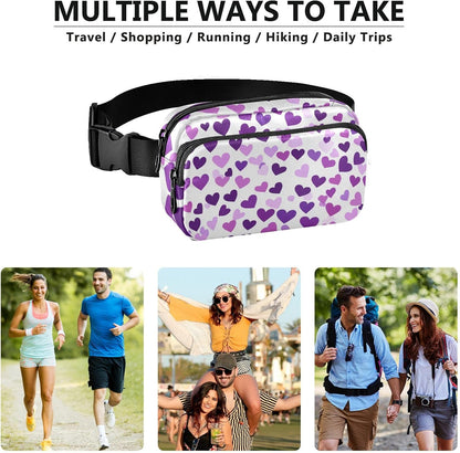 Large Capacity Fanny Pack, Parents' Day Beautiful Sunflower, Women Waist Packs,  Bum Bag Belt with Adjustable Strap