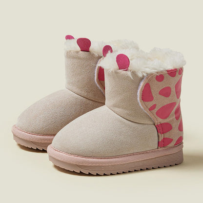IWIHMIV Girl Toddler Winter Snow Boots