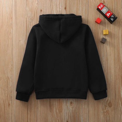 Kids Soft Brushed Zip Up Hoodie Casual Athletic Hooded Sweatshirts for Boys Girls Boys' Pullover Hooded