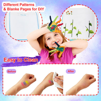 36 Color Washable Finger Paint Set