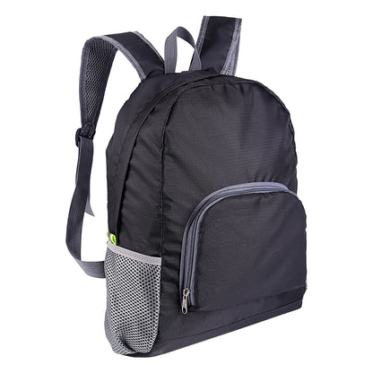 Internal Frame Backpack Leisure Large Capacity Outdoor Lightweight Water Proof Foldable Backpack (Black, One Size)