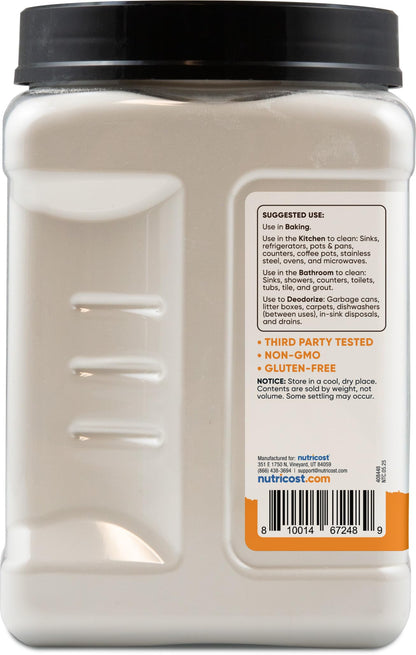 Nutricost Pantry Baking Soda (1 LB) - For Baking, Cleaning, Deodorizing, and More