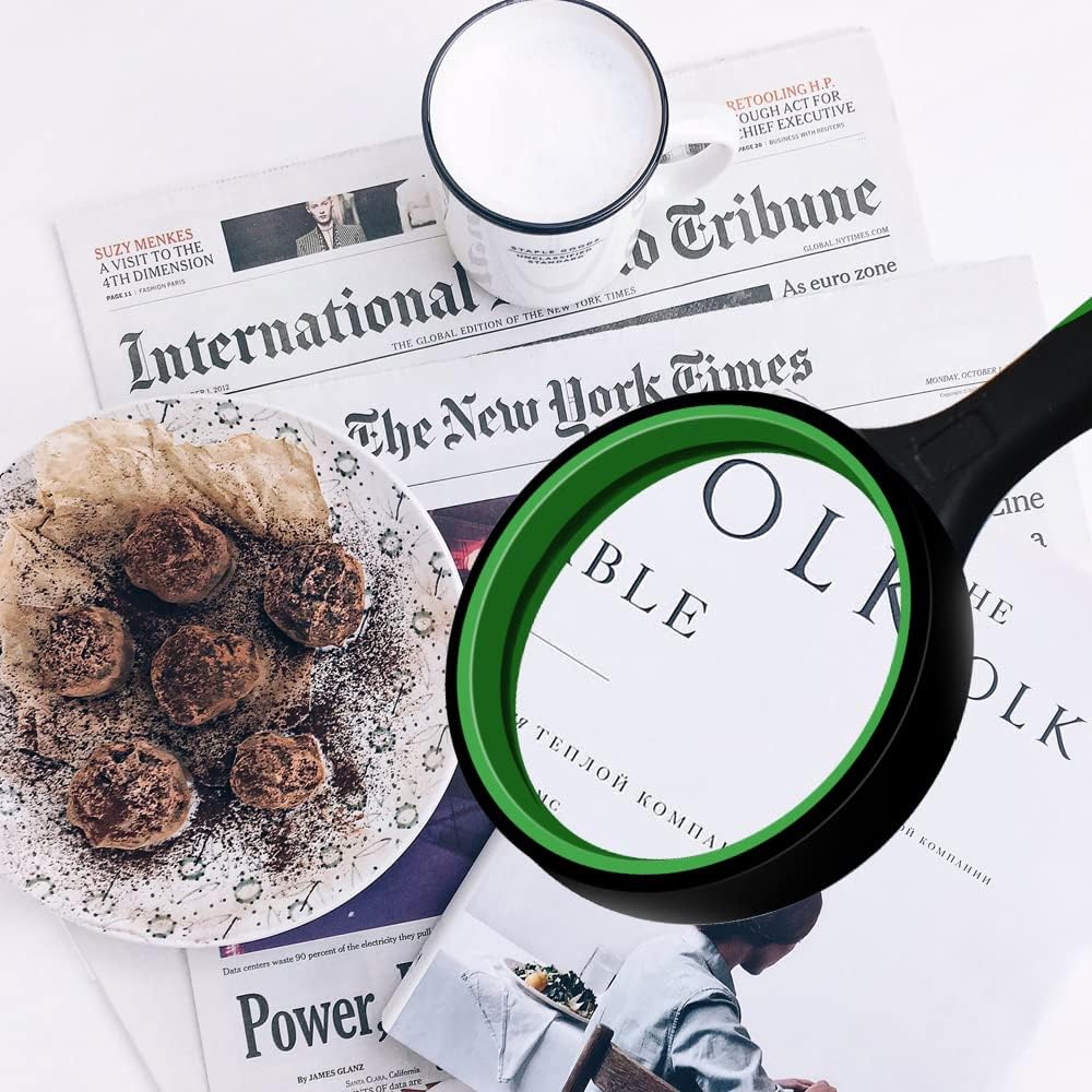 Magnifying Glass, 10X Handheld Reading Magnifier
