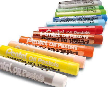 Pentel Oil Pastel Set (Pack of 12)