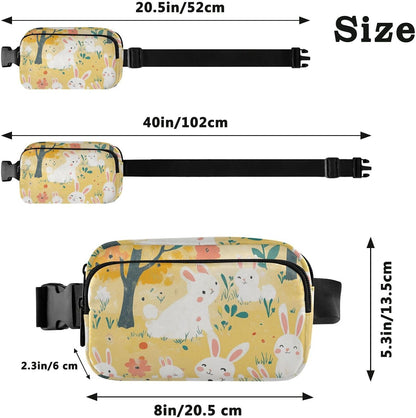 Large Capacity Fanny Pack, Parents' Day Beautiful Sunflower, Women Waist Packs,  Bum Bag Belt with Adjustable Strap